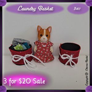 2-Pack Filled & Empty Laundry Baskets